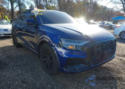 2019 Audi Q8 55 Premium z USA, uszkodzony, nr VIN WA1FVBF15KD043763